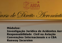 ABDA oferece mais um Curso de Direito Aeronáutico
