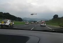 Policiamento Rodoviário da PM intercepta caminhão em rodovia