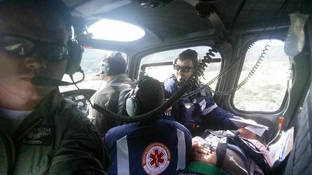 BAPM/SC: Águia 04 faz operação de resgate a gestante na Serra