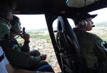 Patrulhamento aéreo reforça o combate ao crime em Rondônia