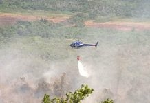 GRAer/BA apoia combate a incêndio em Porto Seguro/BA