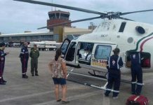 BAvBM/RS: Helicóptero transfere menino com AVC