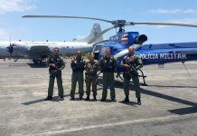 Oficial da PMES em intercambio com a PMBA