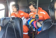 Polícia 02 resgata criança, vítima de acidente na SC-283