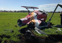 Helicóptero Arcanjo 03 do Corpo de Bombeiros de Santa Catarina acidentou-se no Aeródromo de Piraquara