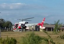 Helicóptero Águia da Polícia Militar leva coração de Botucatu para transplante em São Paulo