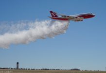 Para grandes incêndios, aviões gigantes