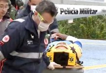 Ciclista sofre acidente na Serra do Japi e é resgatado pelo Águia