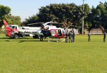 Águia da Polícia Militar apoia operação desmanche em Votuporanga