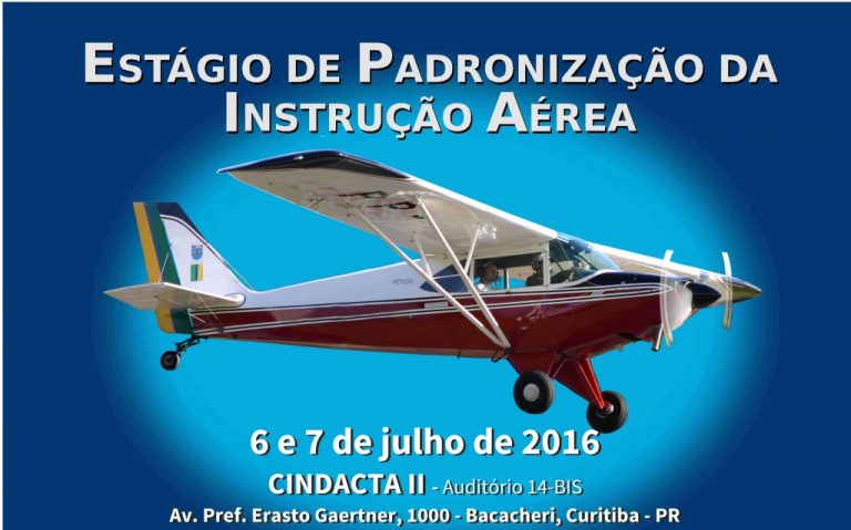 SERIPA V abre inscrição para Estágio de Padronização da instrução aérea (EPIA)