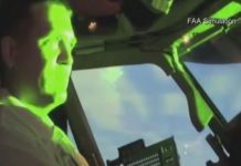 Tripulação de helicóptero de Guarda Costeira é forçada a pousar após incidente com laser