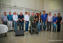 Base de Rio Preto instala primeiro poste com luz de energia solar e realiza agenda positiva