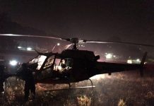 Equipe aeromédica do Águia 4 apoia bombeiros em desabamento de igreja e resgata vítima