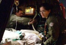 Águia 19 transporta vítima de acidente de trânsito em Matão