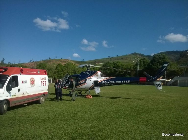 Helicóptero Pegasus 10 apoia SAMU em resgate à recém nascido