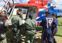 GTA-PE/SAMU resgata vítimas de acidente automobilístico na PE-60