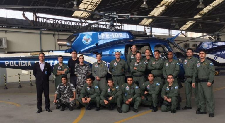 Helibras realiza treinamento Safety Road Show no GAM da PM do Rio