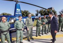 Grupamento de Operações Aéreas da Polícia Civil vai usar helicóptero apreendido