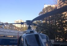 Águia 10 da Polícia Militar cumpre missão de resgate aeromédico em apoio ao Corpo de Bombeiros