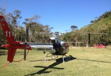 Águia 11 apoia Corpo de Bombeiros em ocorrência de acidente motociclístico