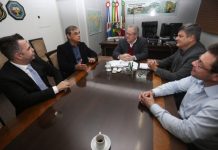 Governador em exercício anuncia serviço aeropolicial para a região Sul do Estado