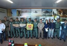 Grupamento Aéreo da PM de Goiás recebe doação de notebooks