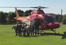 Bombeiro 1 realiza resgate de vítima de capotamento em Jandaia