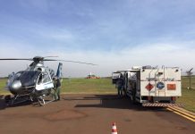 Divisão de Operações Aéreas da Receita Federal participa da Operação Muro Alto