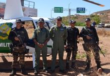 Helicóptero da PM/PI chega a Picos para auxiliar no policiamento