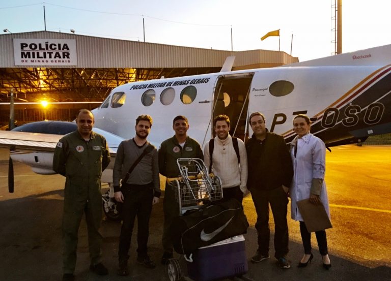 Batalhão de Radiopatrulhamento Aéreo de Minas realiza missão de transporte de órgãos em Salvador/BA