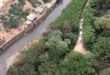 Grupamento Aéreo apoia policiamento e um suspeito é localizado escondido na mata