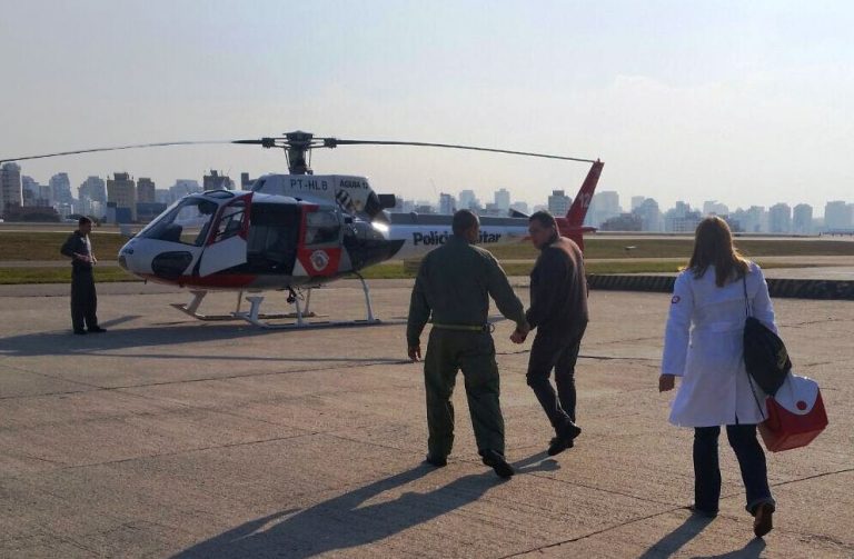 Acionado pela Central Nacional de Transplantes, Águia 12 realiza transporte de coração