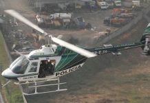 Helicóptero Falcão localiza cinco bandidos na mata e polícia prende todos, logo após roubo de carro