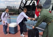 Águia 21 transporta coração de Guarulhos para São Paulo