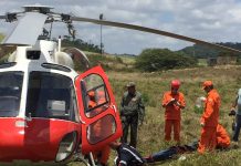 Falcão 05 resgata vítima de capotamento em Porto Calvo