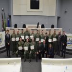 Batalhão de Aviação da PM de Lages recebe homenagem da Câmara de Vereadores