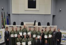 Batalhão de Aviação da PM de Lages recebe homenagem da Câmara de Vereadores