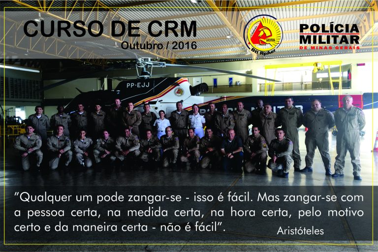 Esquadrilha Pégasus realiza curso de CRM – Corporate Resource Management