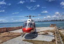 Helicópteros da Segurança Pública fazem prévia da Operação Verão