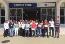 SENAI e GE Celma formam primeiros alunos na Oficina Escola de Motores Aeronáuticos