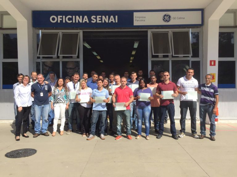 SENAI e GE Celma formam primeiros alunos na Oficina Escola de Motores Aeronáuticos