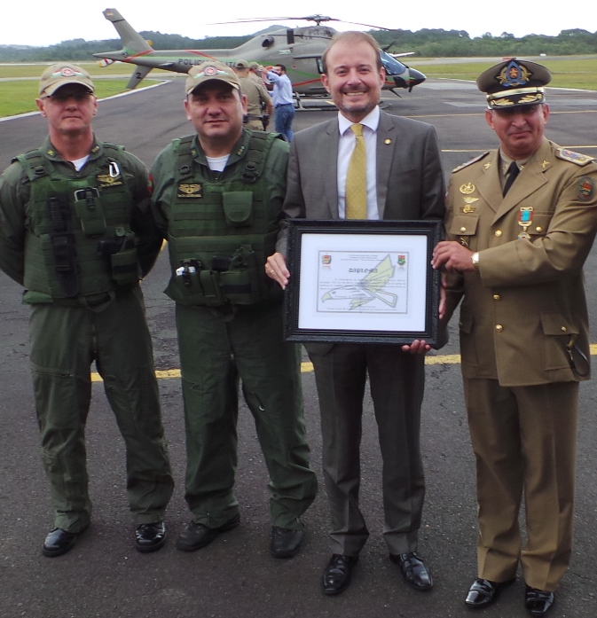 BAPM/SC: Helicóptero Águia terá reforço de equipe do Samu