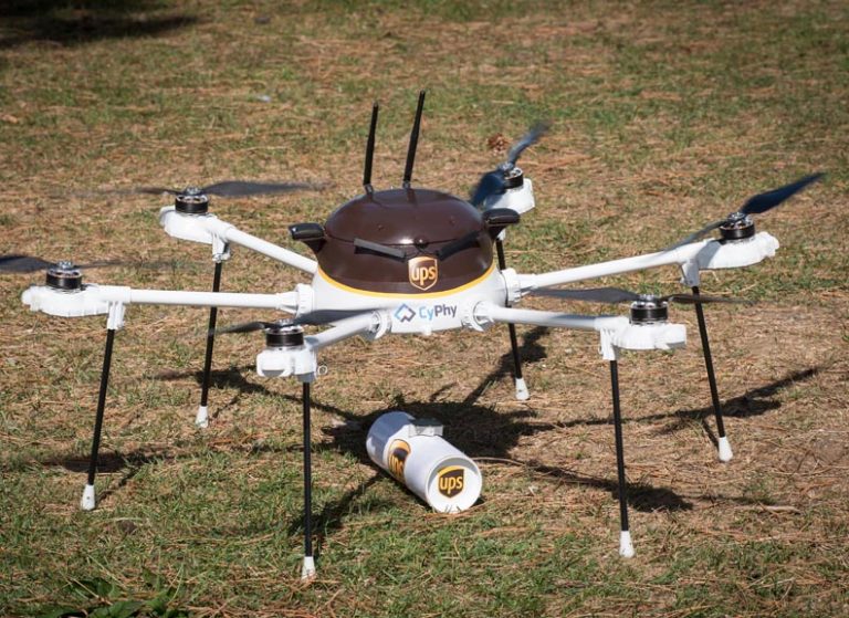 UPS e CyPhy Works testam drones para entregas comerciais urgentes