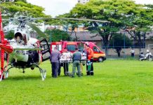 Militar é socorrido para o regional de Taubaté pelo Águia da PM