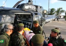 Falcão 2 da Segurança Pública participa de simulado de resgate com trauma