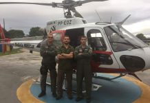 Base de São José dos Campos recebe visita de vítima salva em Paraibuna Base de São José dos Campos recebe visita de vítima salva em Paraibuna