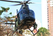 Policiais do GRAer atuam em conjunto com unidades de segurança pública em Goiás