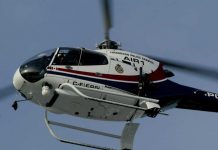 Helicóptero Policial de New Edmonton/Canadá pode virar ilusão e drone virar a solução