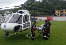 Harpia 06 resgata bebê com queimaduras após ingerir soda cáustica em Castelo