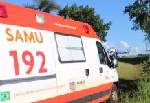 Criança de um ano com queimaduras é transferida de helicóptero para Londrina